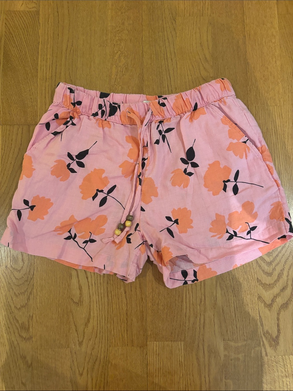 Cynthia Rowley 100% linen Drawstring Women’s Shorts